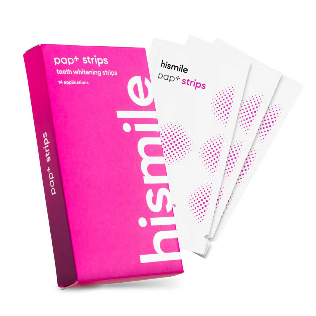 Hismile PAP+ Whitening Strips. 14 Strips