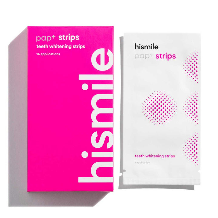 Hismile PAP+ Whitening Strips. 14 Strips