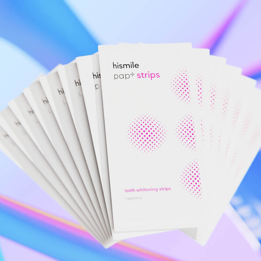 Hismile PAP+ Whitening Strips. 14 Strips