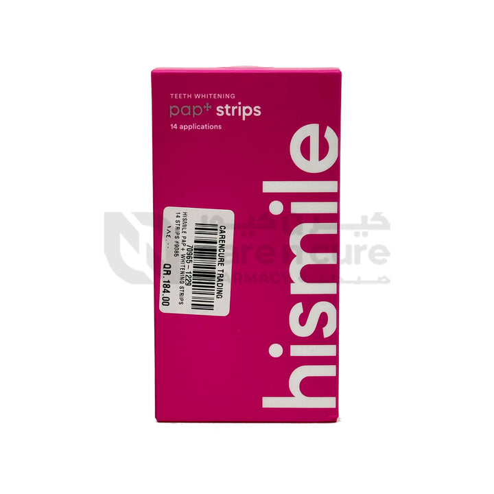 Hismile PAP+ Whitening Strips. 14 Strips