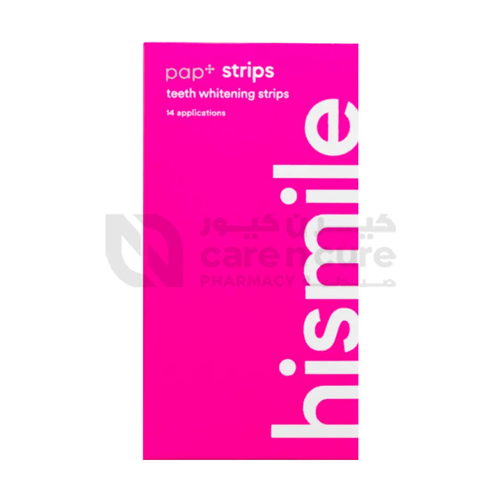 Hismile PAP+ Whitening Strips. 14 Strips