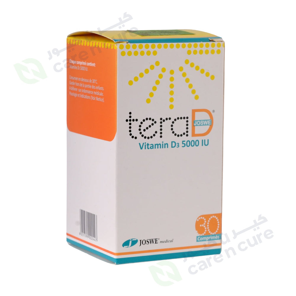 Terad Vitamin D3 5000 IU Tablet 30 Pieces