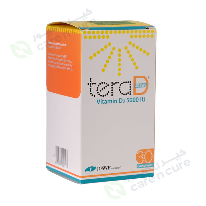 Terad Vitamin D3 5000 IU Tablet 30 Pieces