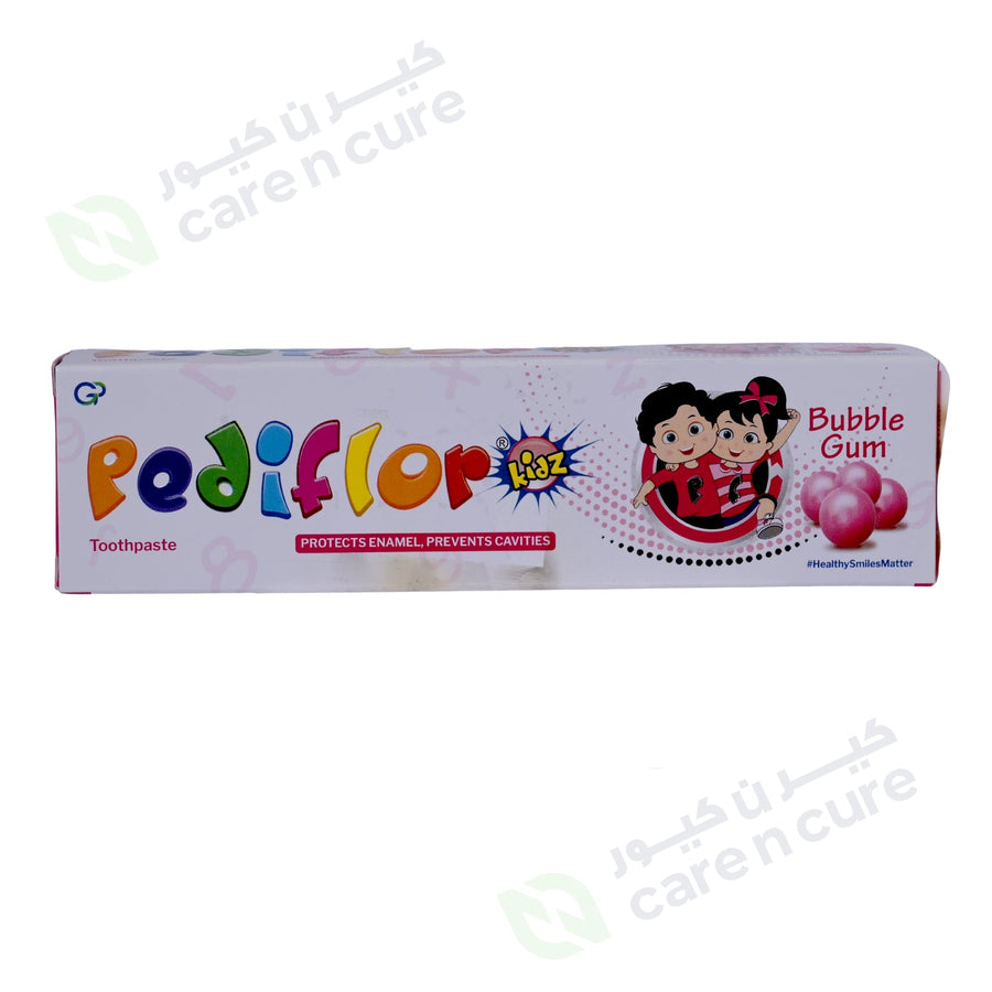 Pediflor Kidz Toothpaste 70g Bubble Gum