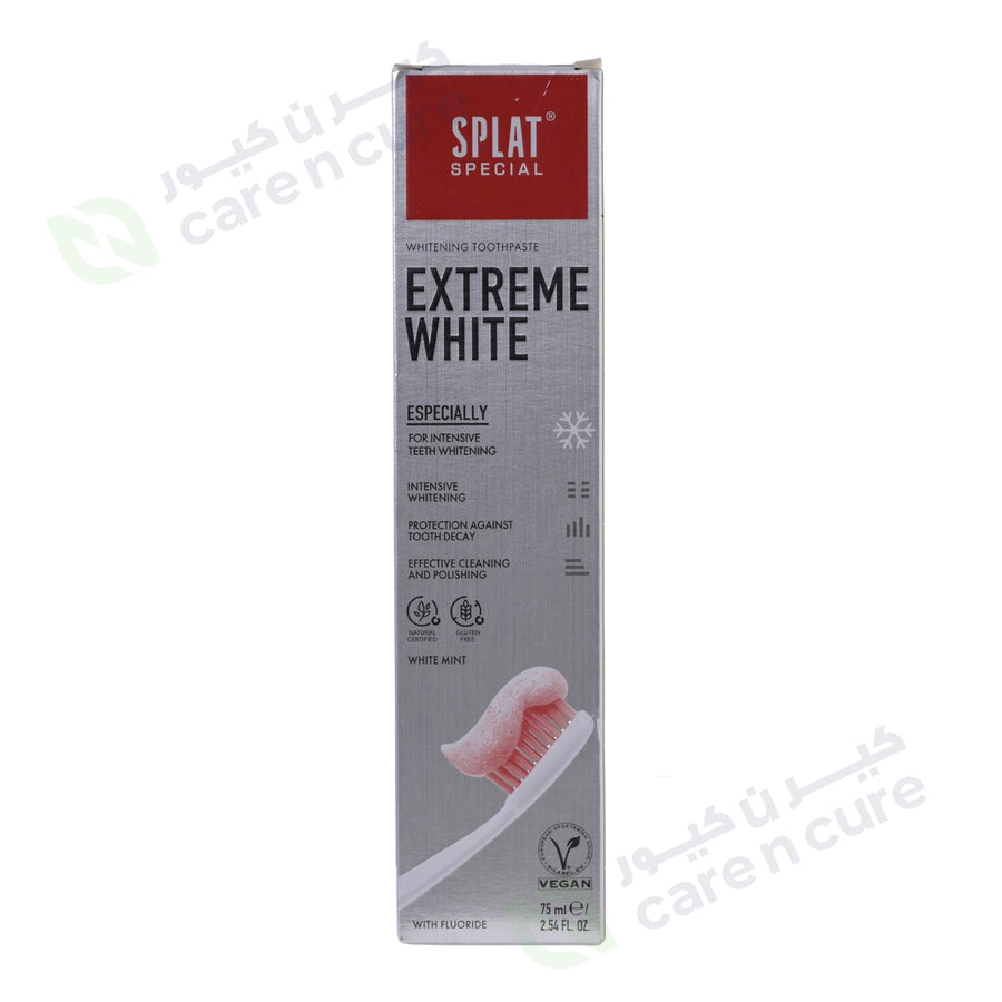 Splat Extreme White Toothpaste 75ml