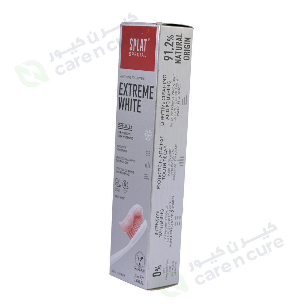Splat Extreme White Toothpaste 75ml