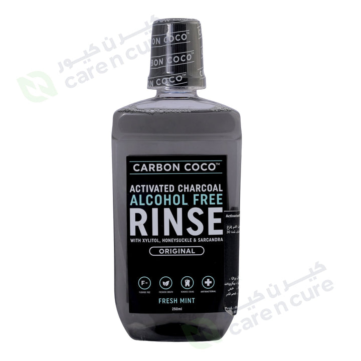 Carbon Coco Activated Charcoal Rinse Fresh Mint 250ml
