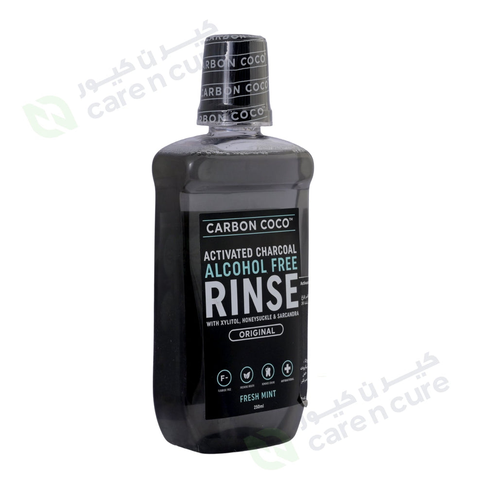 Carbon Coco Activated Charcoal Rinse Fresh Mint 250ml