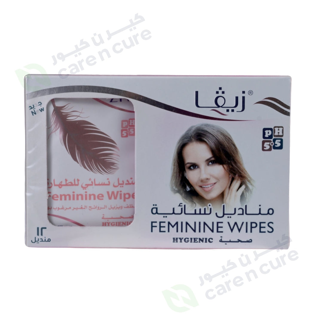 Ziva Feminine Wipes 12 Pieces
