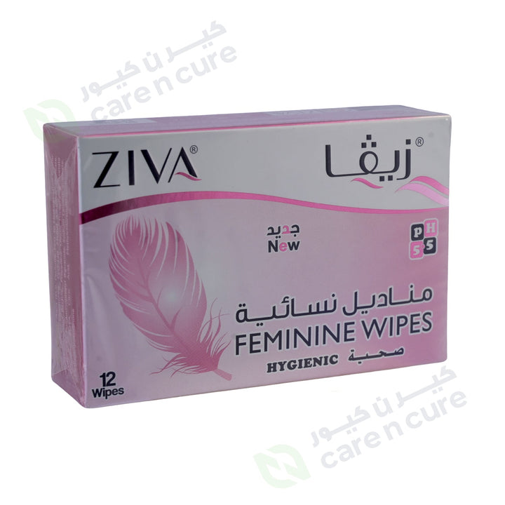 Ziva Feminine Wipes 12 Pieces