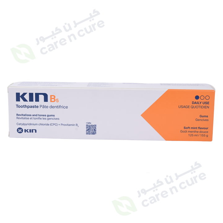 Kin Medical Toothpast Buy Kin B5 Toothpaste 125ml Online at Best prices in Qatar | CarenCure ...