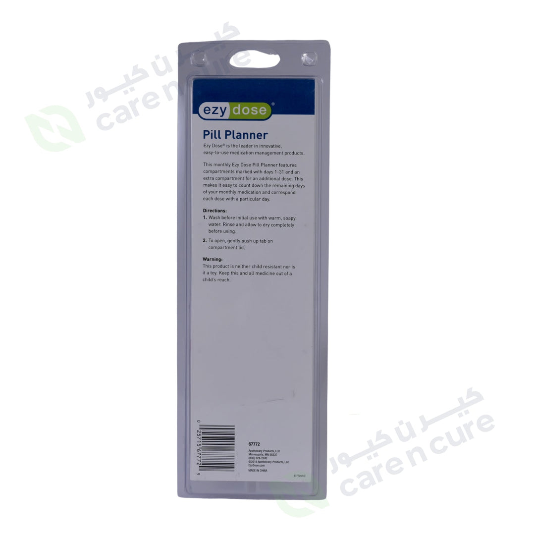Ezy Dose Pill Planner Monthly 67772