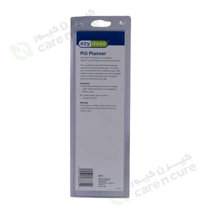 Ezy Dose Pill Planner Monthly 67772