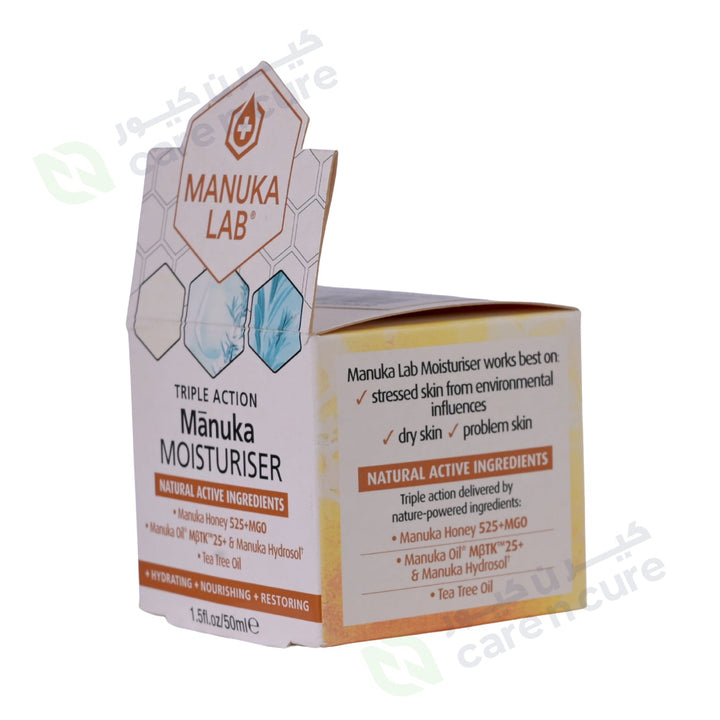 Melora Manuka Honey Moisturiser Triple Action 50ml