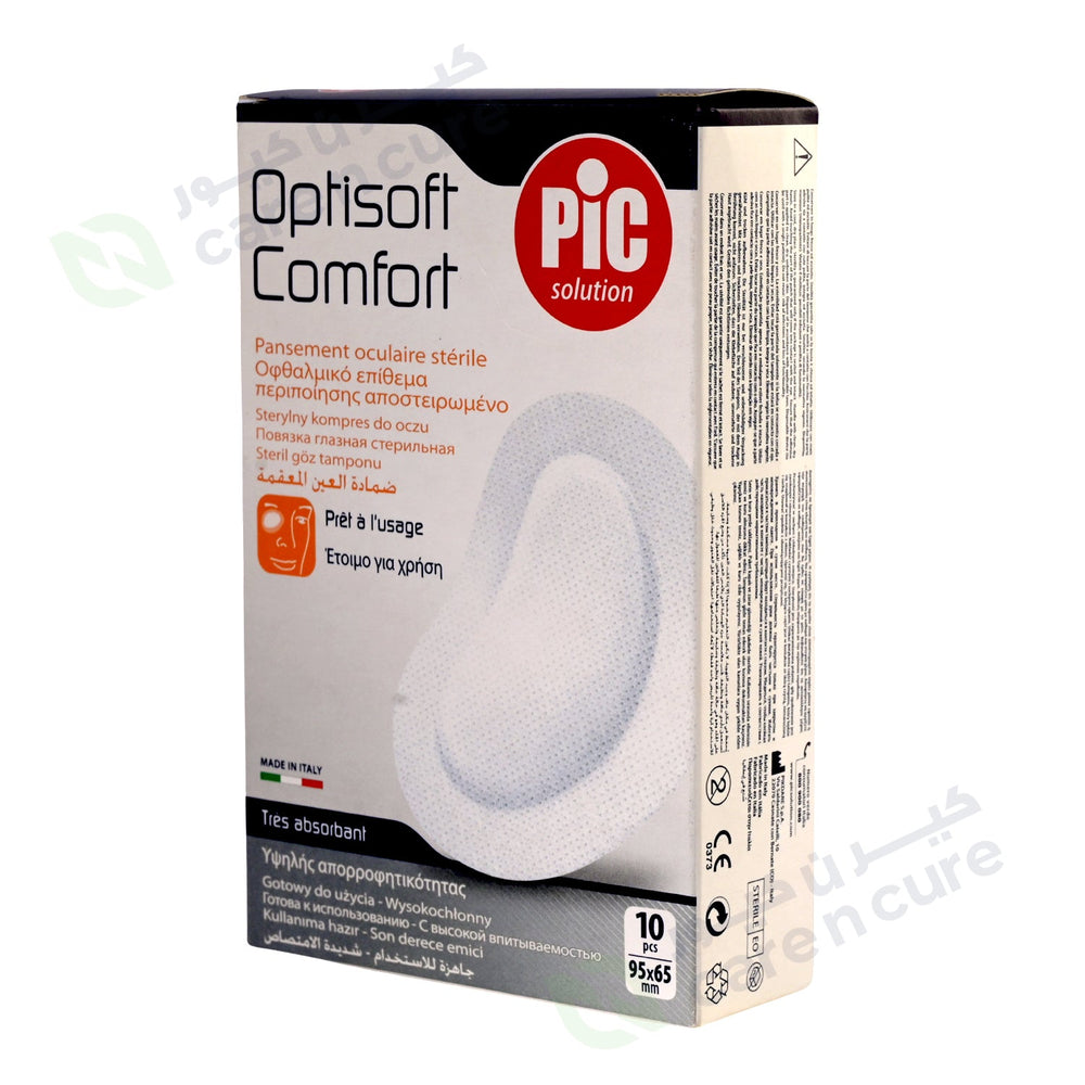 Pic Optisoft Comfort Sterile Eye Dressing 95 x 65 cm 10 Pieces