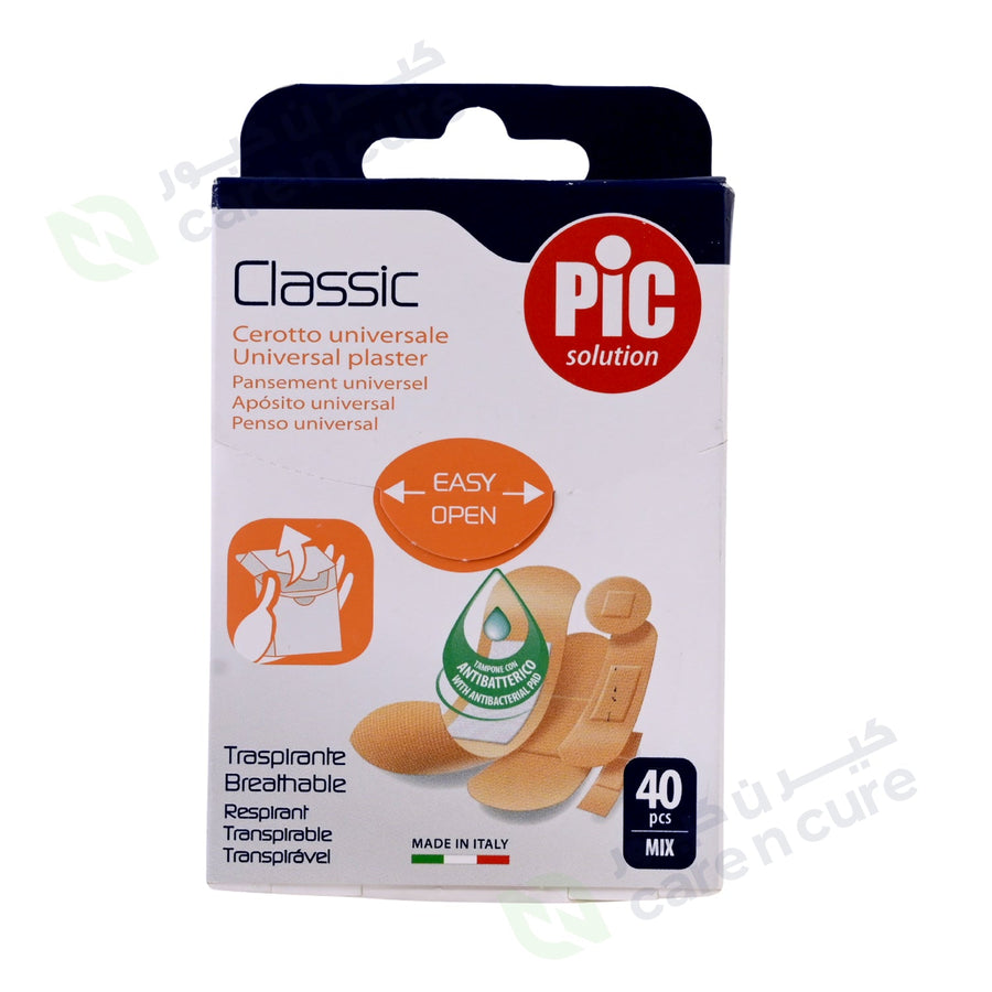 Pic Classic Universal Plaster Assorted 40 Pieces