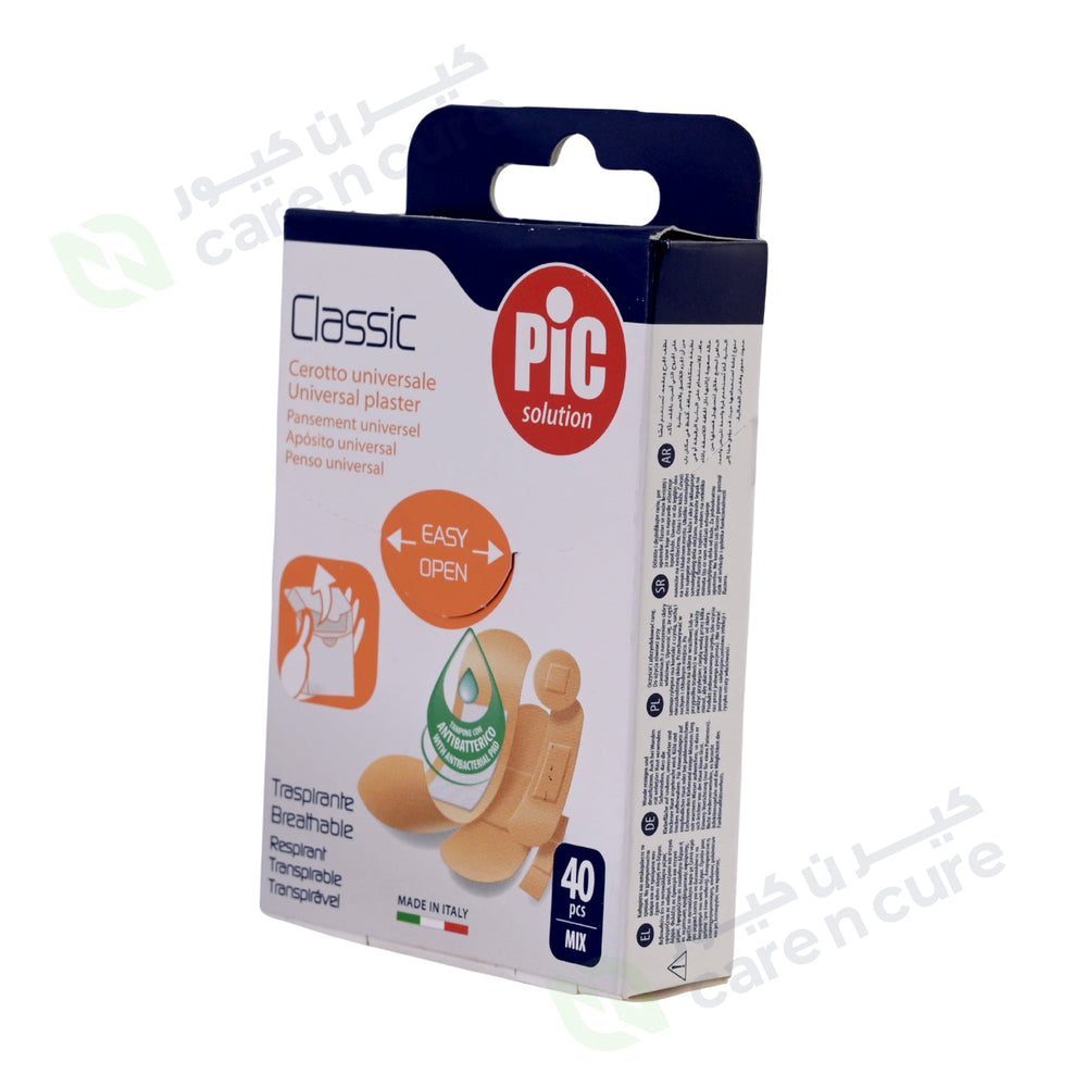 Pic Classic Universal Plaster Assorted 40 Pieces