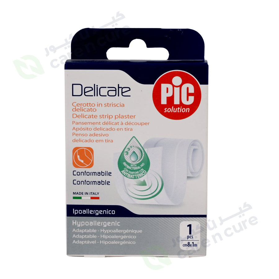 Pic Delicate Strip Plaster 8cm X 1m 1 Piece
