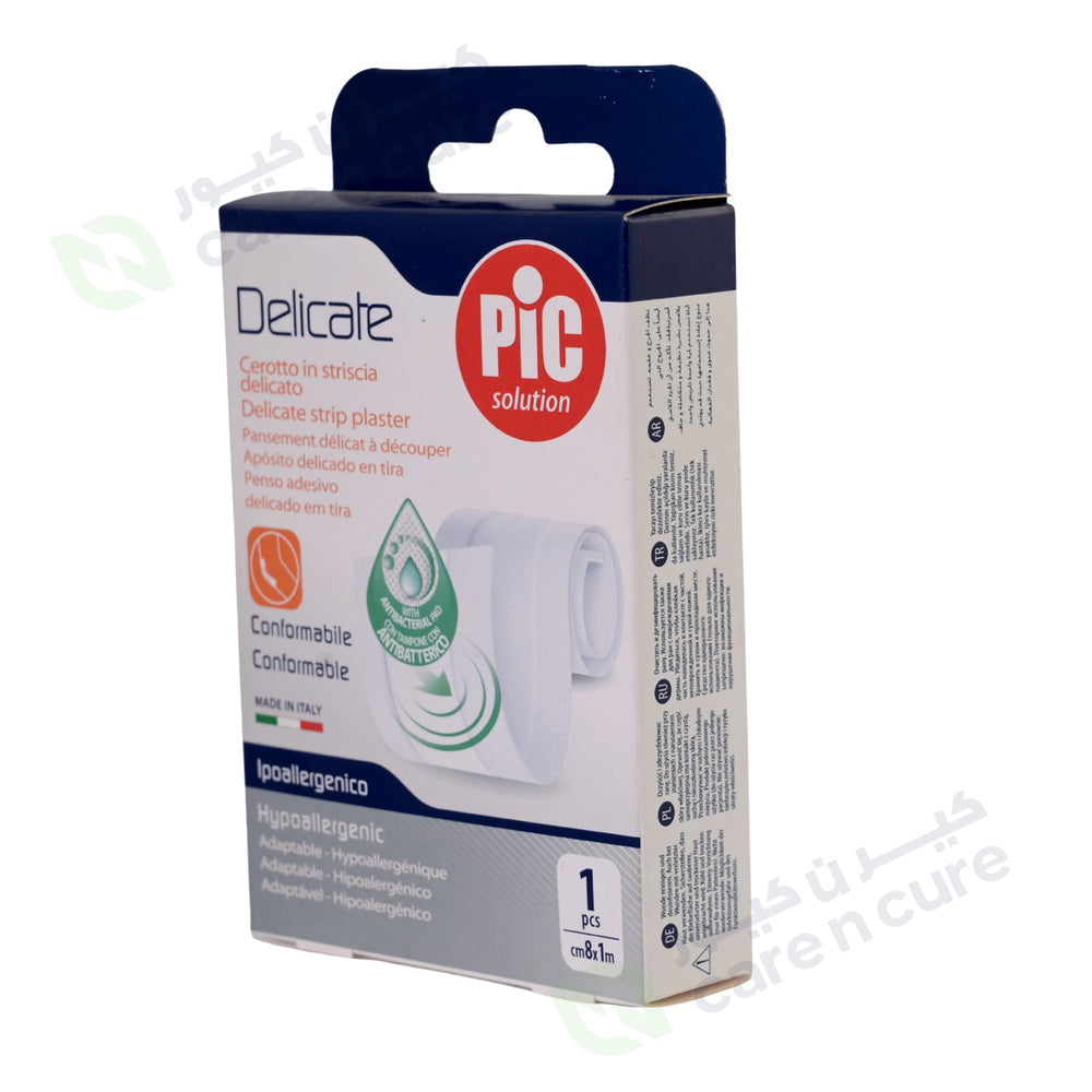 Pic Delicate Strip Plaster 8cm X 1m 1 Piece