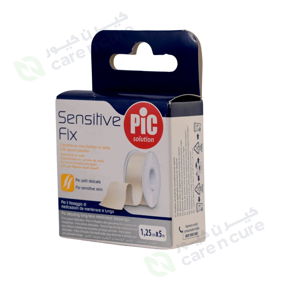 Pic Sensitive Fix Silk Spool Plasters 1.25 cm x 5 m