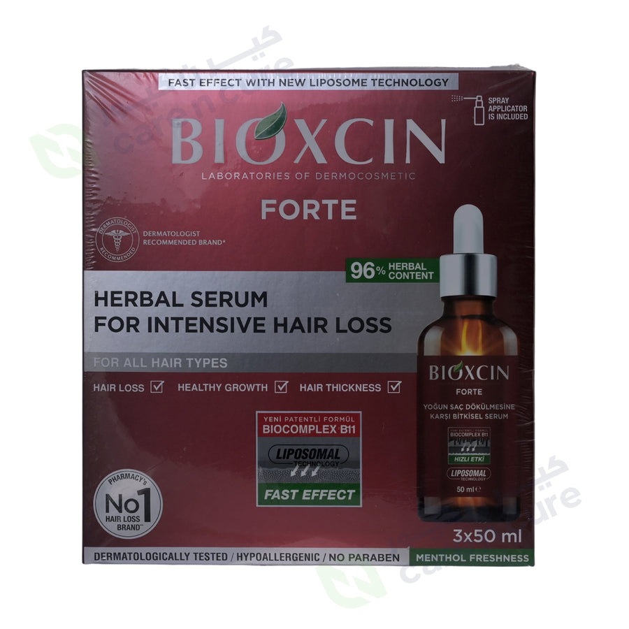 Bioxsine Herbal Serum for Intensive Hair Loss 3*50ml