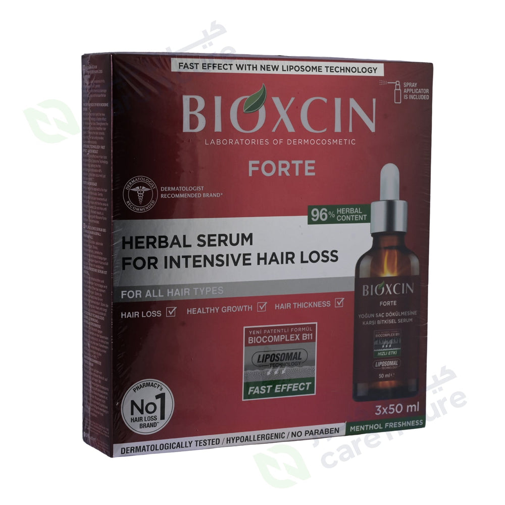 Bioxsine Herbal Serum for Intensive Hair Loss 3*50ml