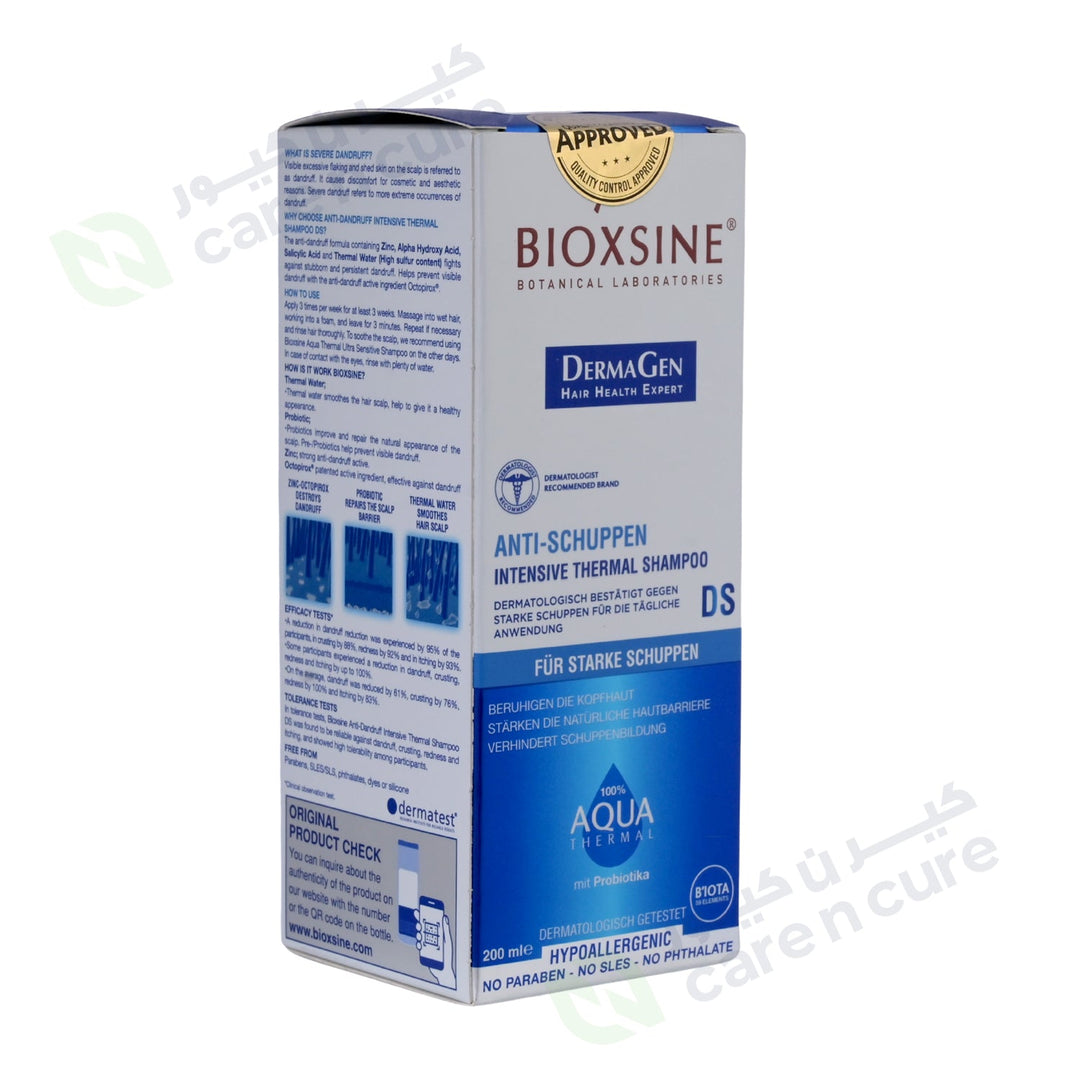 Bioxsine Intensive Anti Dandruff Thermal DS 200ml