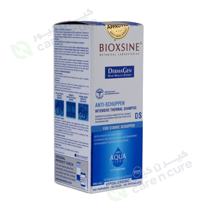 Bioxsine Intensive Anti Dandruff Thermal DS 200ml