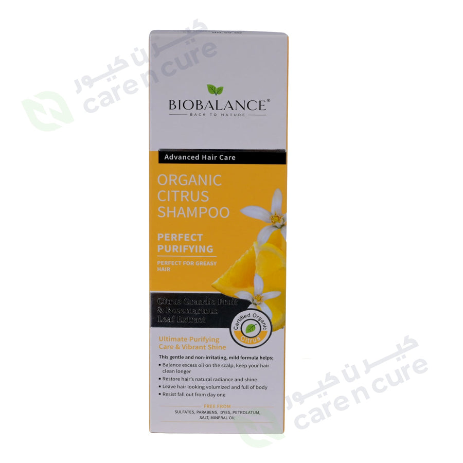 Biobalance Organic Faster Hair Growth Shampoo Citrus 330ml