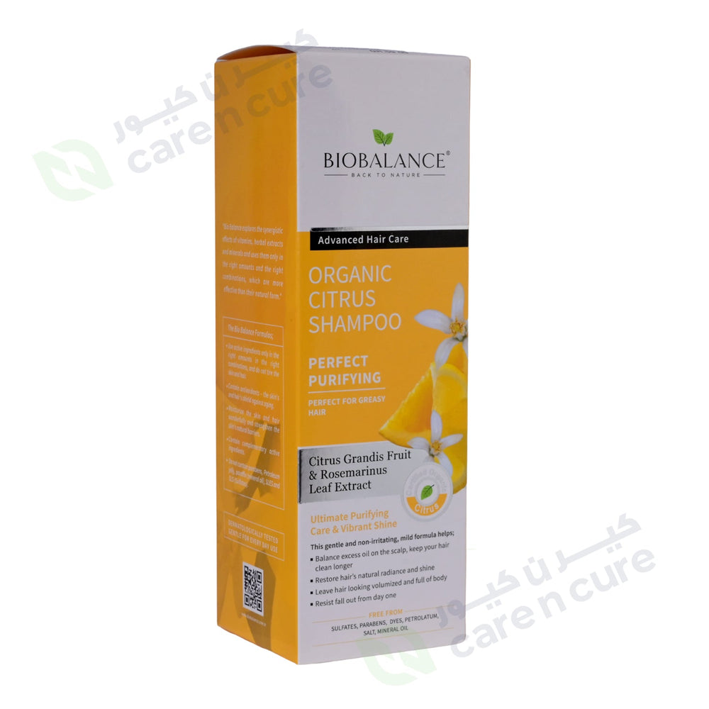 Biobalance Organic Faster Hair Growth Shampoo Citrus 330ml