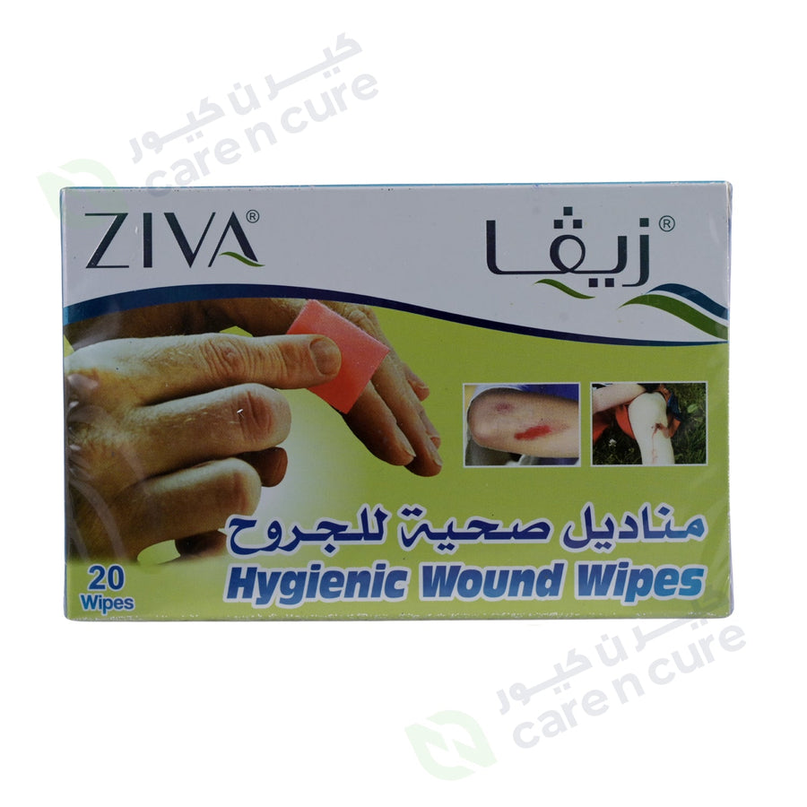 Ziva Hygienic Wound Wipes 20 Pieces