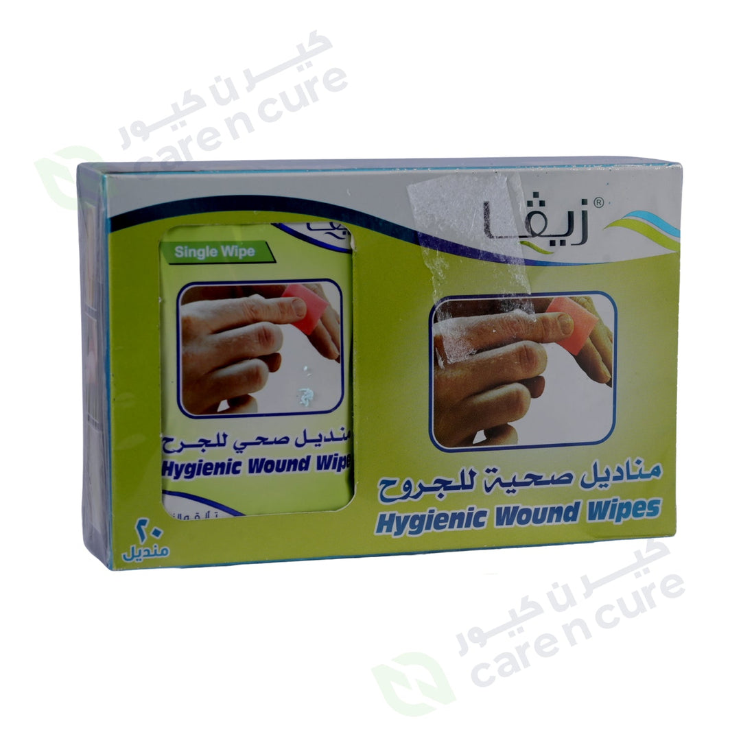Ziva Hygienic Wound Wipes 20 Pieces