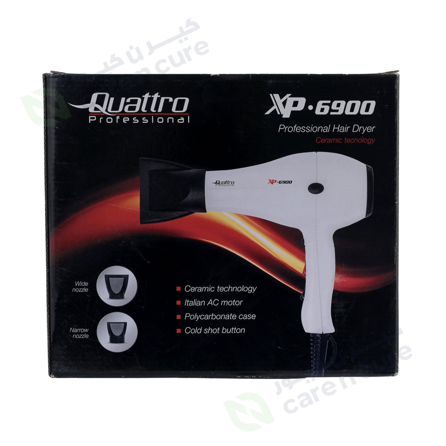 Quattro Professional Hair Dryer Xp 6900