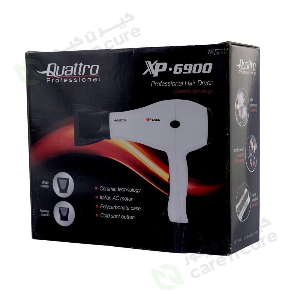 Quattro Professional Hair Dryer Xp 6900