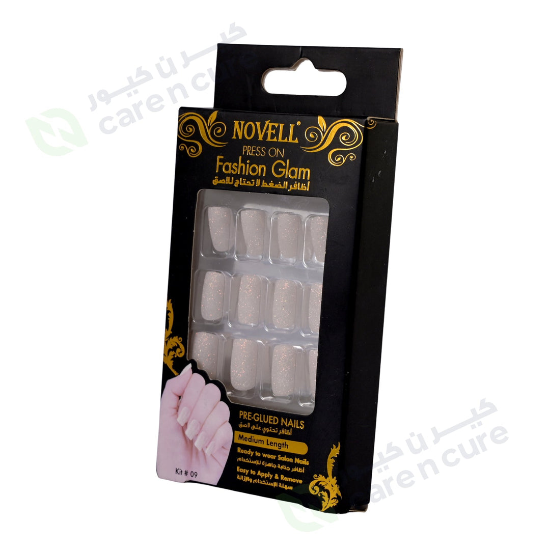 Novell Artificial Fashion Nail Kit Assorted