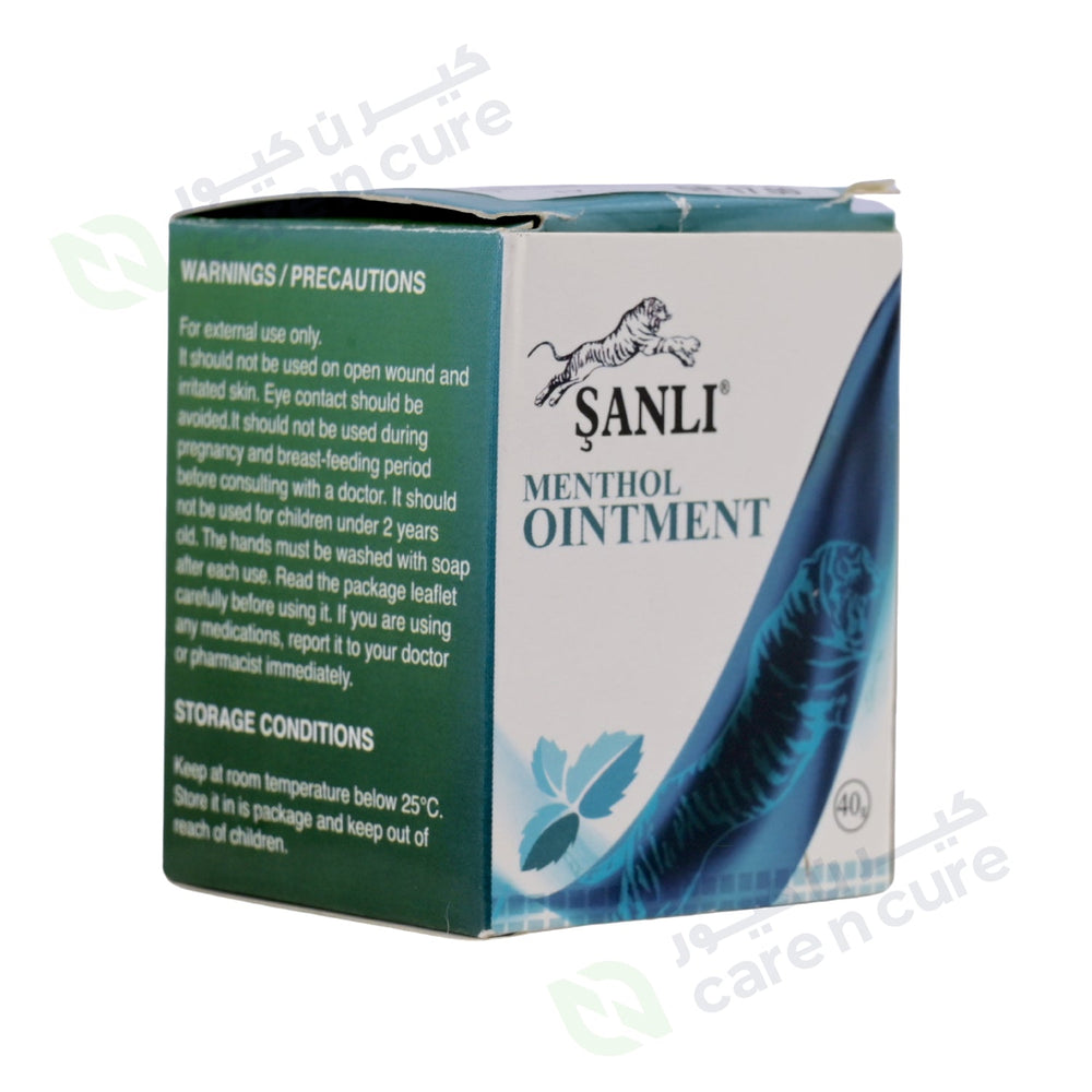 Sanli Menthol Ointment 40g