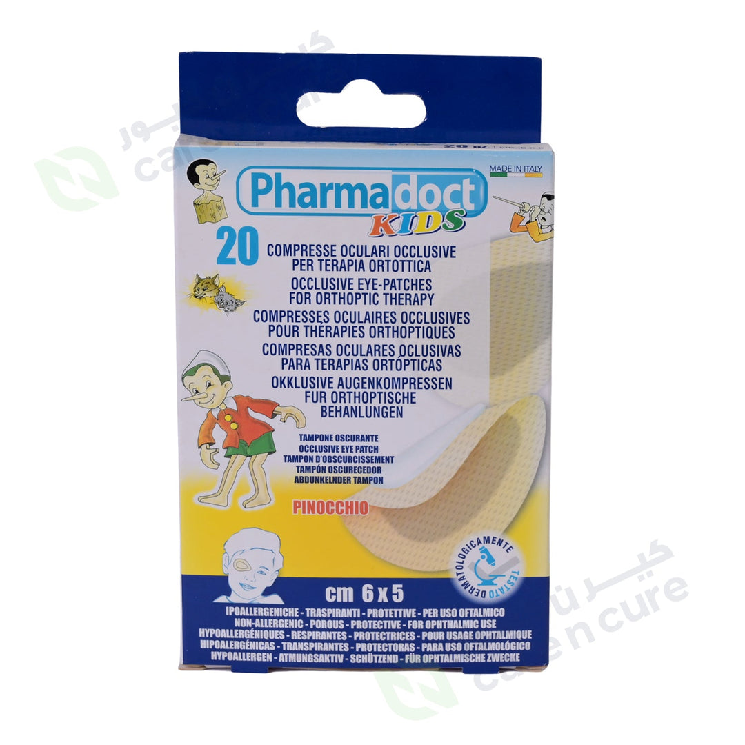 Pharma Doct Kids Eye Patches 5 X 6 Cm 20 Pieces Oct