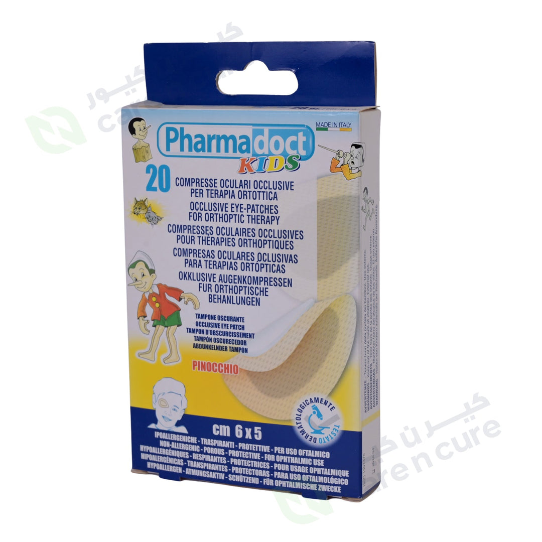 Pharma Doct Kids Eye Patches 5 X 6 Cm 20 Pieces Oct