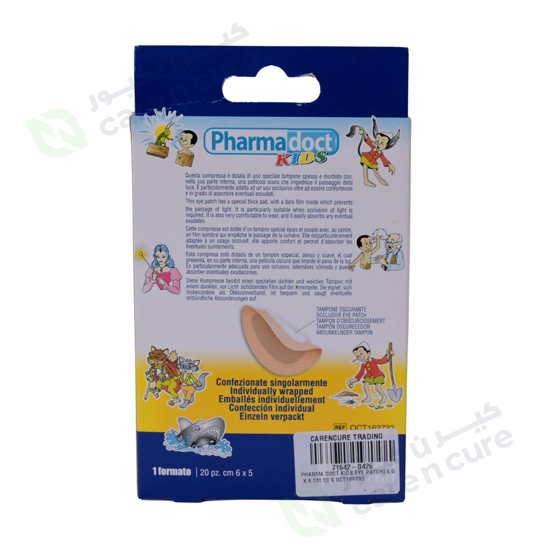 Pharma Doct Kids Eye Patches 5 X 6 Cm 20 Pieces Oct