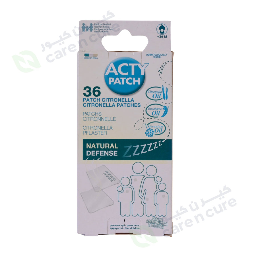 Acty Patch Citronella Patches 36 Pieces