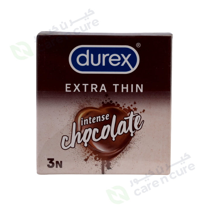 Durex Extra Thin Intense Chocolate 3 Pieces