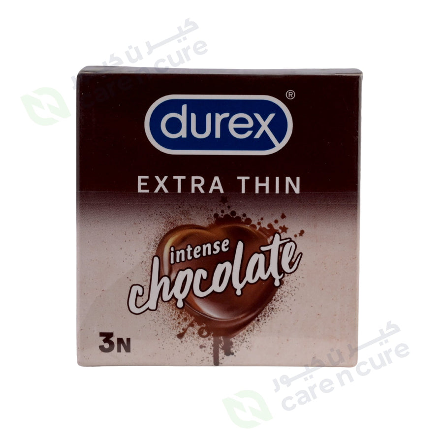 Durex Extra Thin Intense Chocolate 3 Pieces