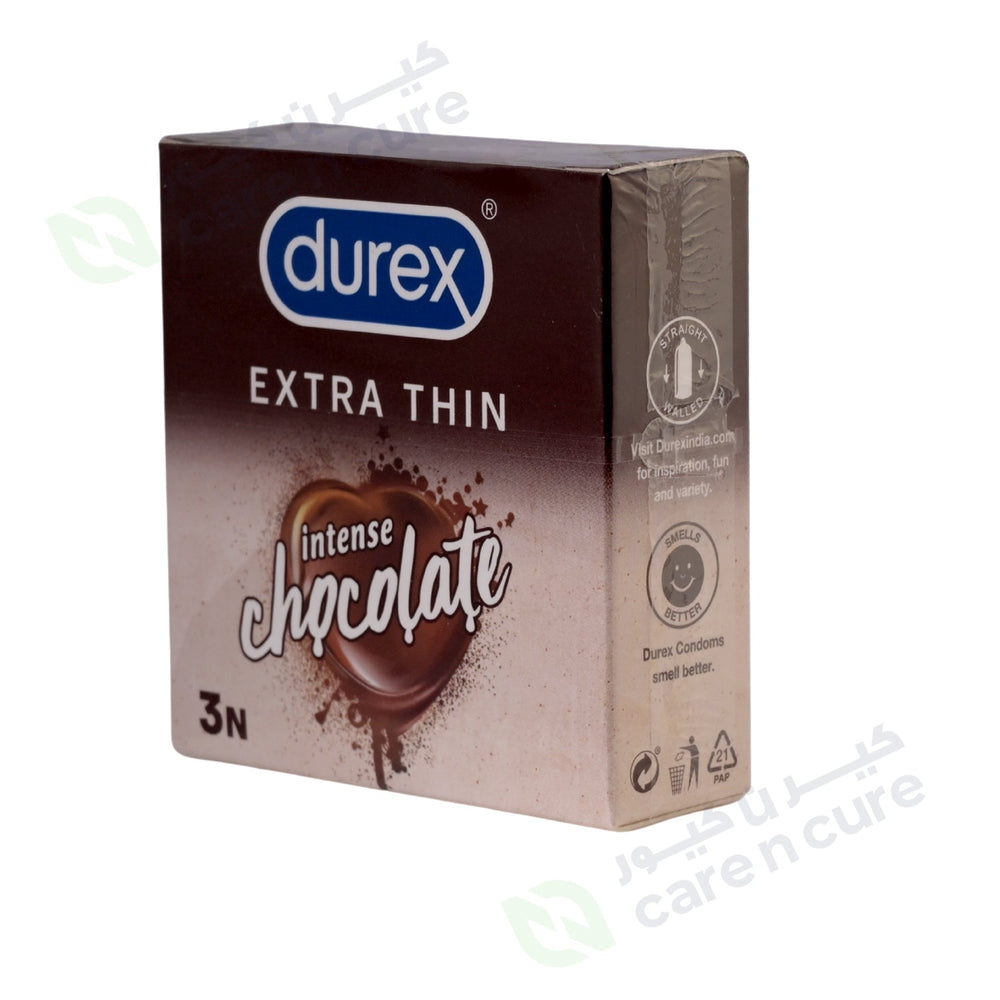 Durex Extra Thin Intense Chocolate 3 Pieces