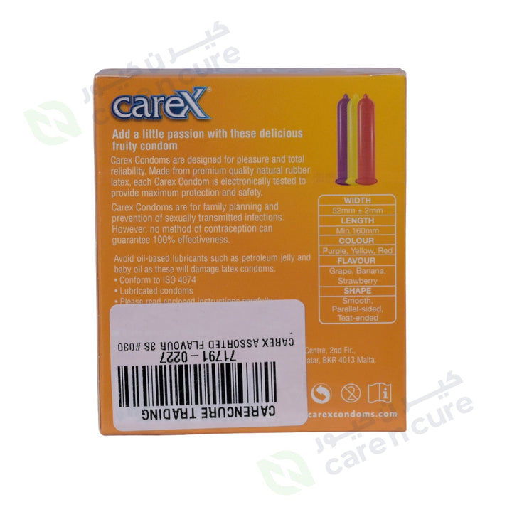 Carex Assorted Flavour 3 Pieces