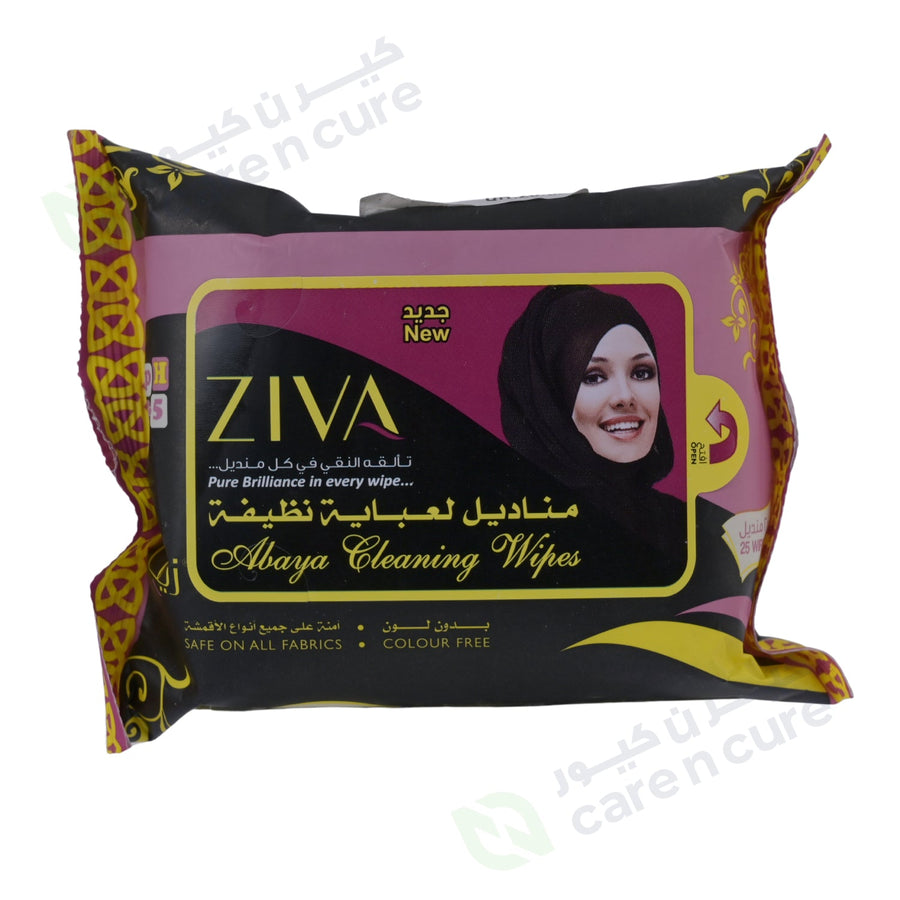 Ziva Abaya Cleansing Wipes 25 Pieces