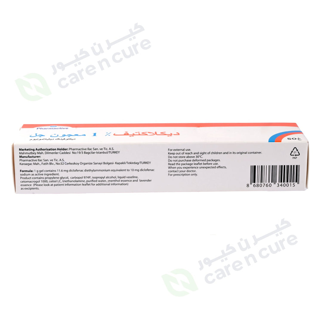 Diclactive 1 % 50 g Gel
