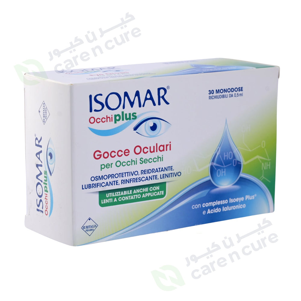 Isomar Occhi Plus Eye Drops Monodose 30X0.5 ml
