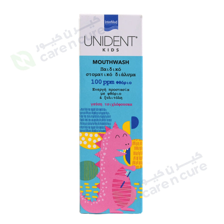 Unident Kids Mouthwash Bubble Gum Flavour 250ml