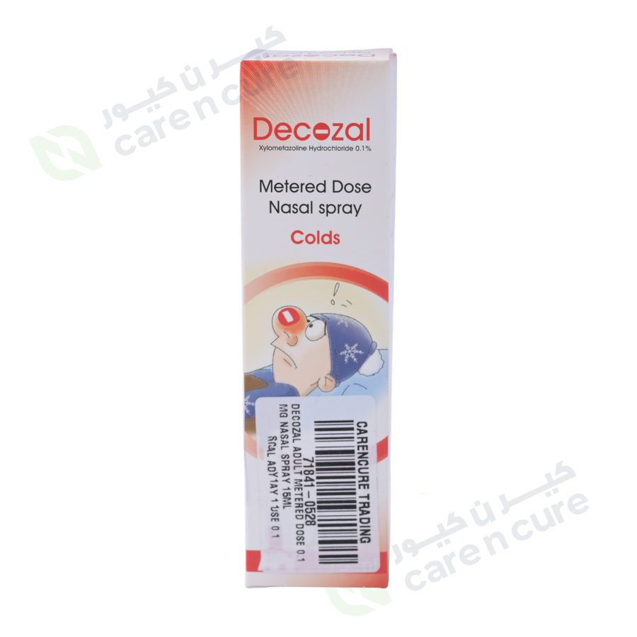 Decozal Adult Metered Dose 0.1Mg Nasal Spray 15 ml