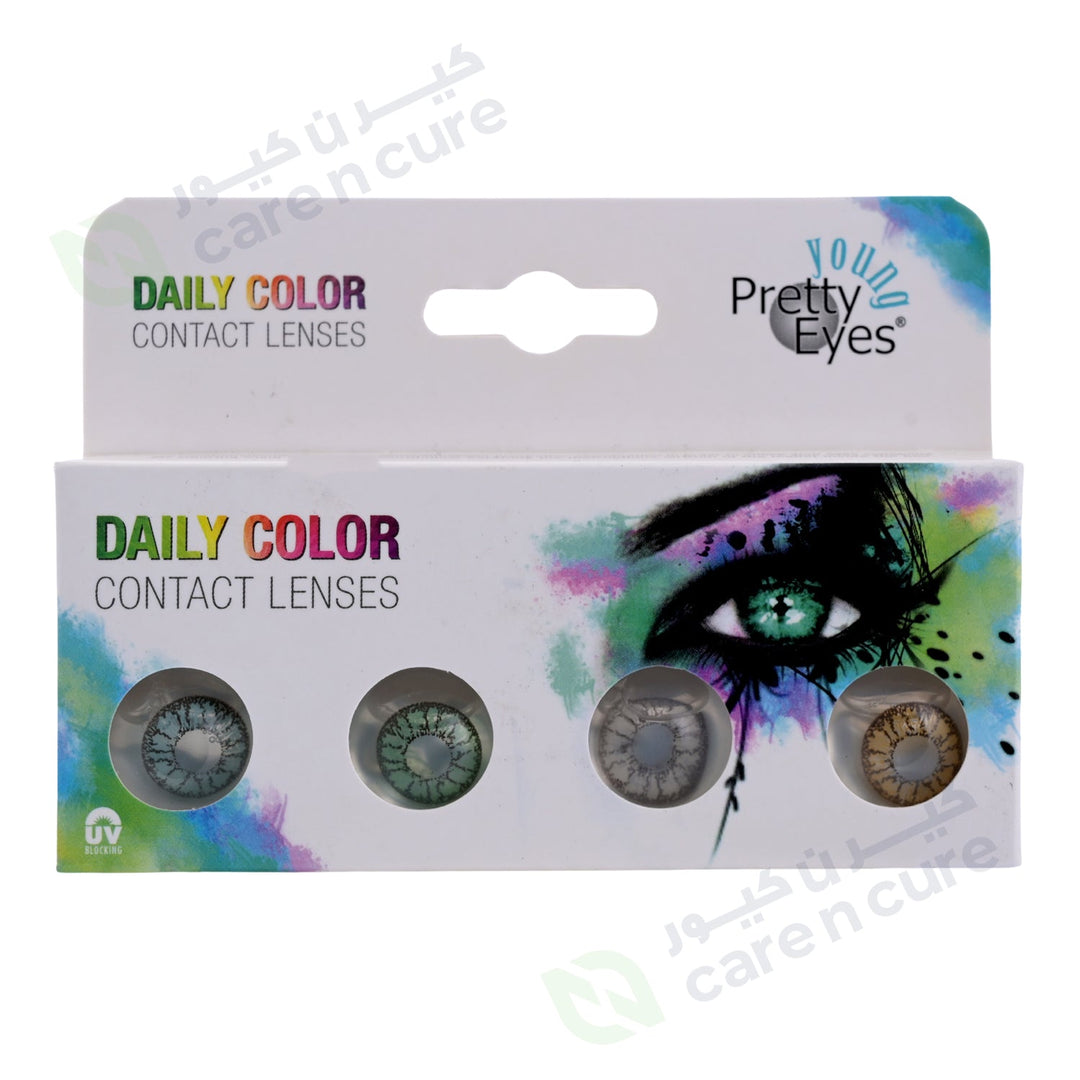 Pretty Eyes Daily Color Lenses Mix 8 Pieces